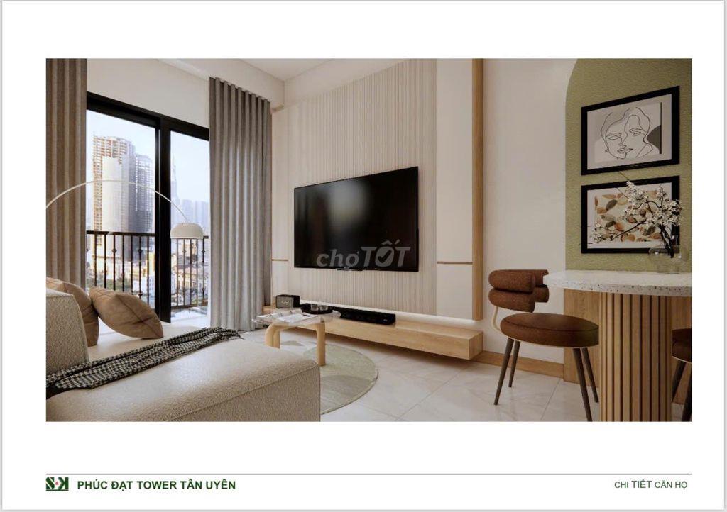 Chung cư Phúc Đạt Tân Uyên, 47m2, full nội thất