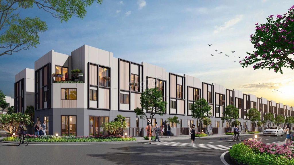 Nhà xã hội 1 trệt 1 lầu 1 lửng, 69m2, Bình Dương