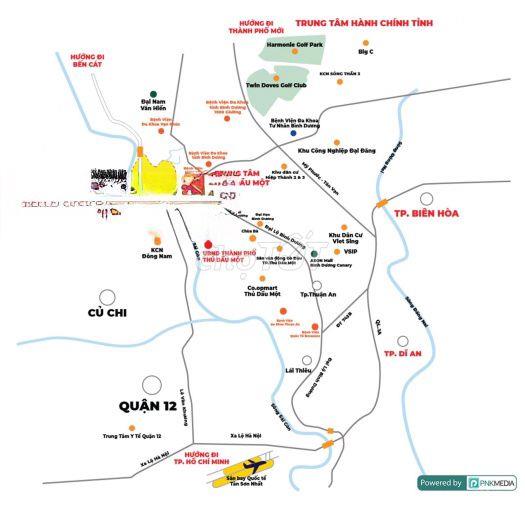 Bán nhà phố, biệt thự, shophouse dự án Chánh Mỹ, Bình Dương