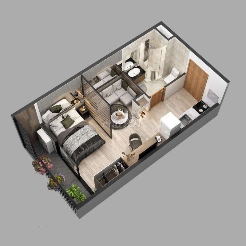 Bán căn hộ K-Home Avenue, 37m2, Nhà ở xã hội