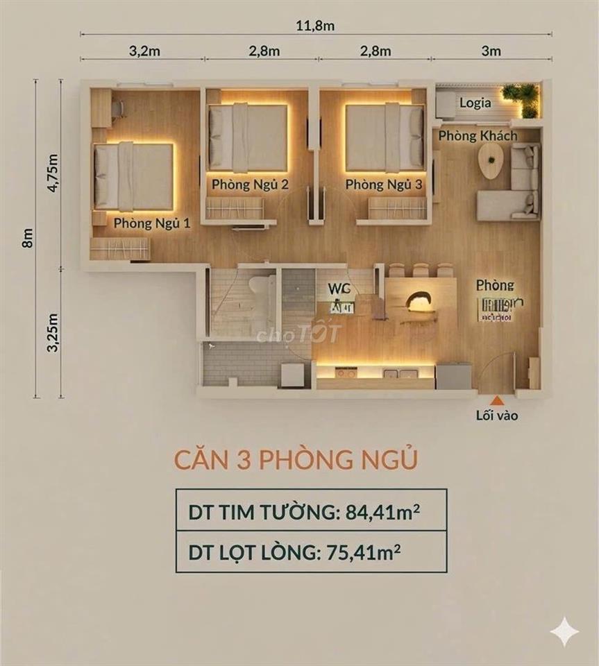 Bán căn hộ K-Home Cityview 47m2, 2PN, Đồng Nai