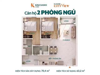 Bán căn hộ K-Home Cityview 70m2 full nội thất