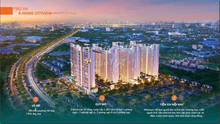 Bán căn hộ K-Home Cityview 70m2, 2PN, Đồng Nai