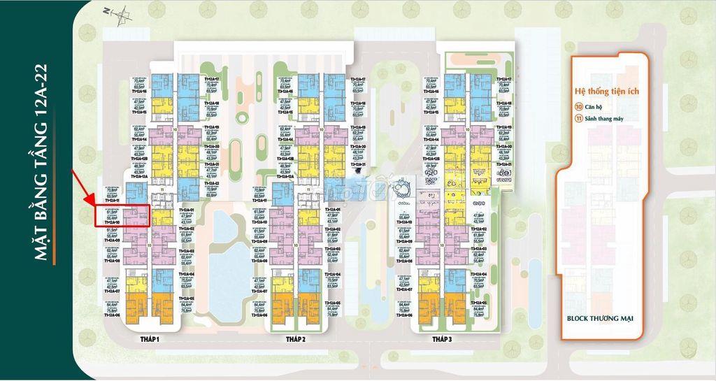 Bán căn hộ K-Home Cityview 61.4m2, 2PN, Biên Hòa, Đồng Nai