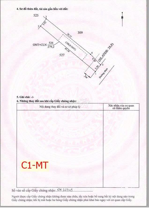 2128m2 ĐẤT VƯỜN XANH MÁT- MẶT TIỀN ĐƯỜNG NHỰA TRUNG TÂM
