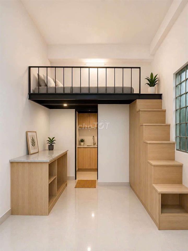 PHÒNG MỚI XÂY 100% NGAY PHAN VĂN TRỊ GẦN IUH-VLU