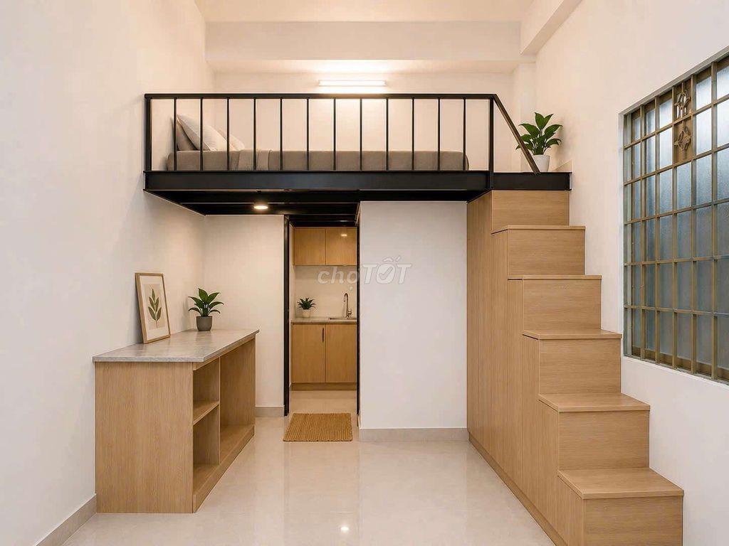 PHÒNG MỚI XÂY 100% NGAY PHAN VĂN TRỊ GẦN IUH-VLU