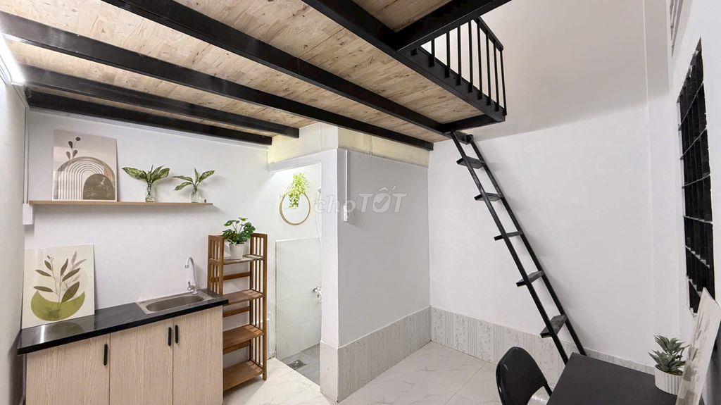 Sang phòng trọ lối đi riêng xe điện