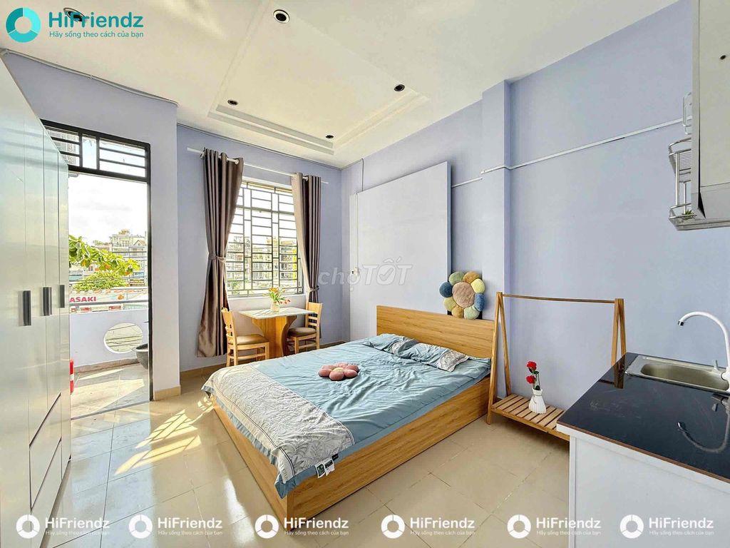 CĂN HỘ STUDIO BAN CÔNG FULL NỘI THẤT