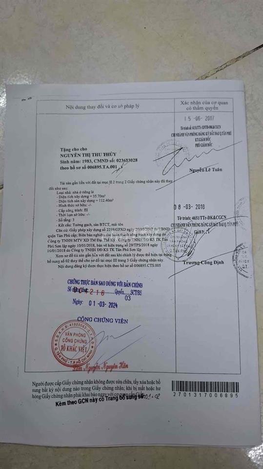 Cần bán nhà trong hẻm sau lưng trường cao đẳng cao đẳng công nghiệp th