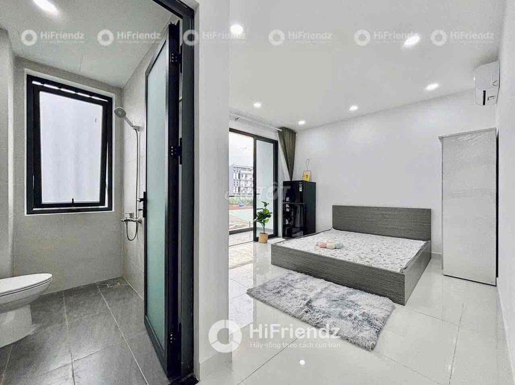 STUDIO LUXURY FULL NỘI THẤT - BANCOL MÁY GIẶT RIÊNG