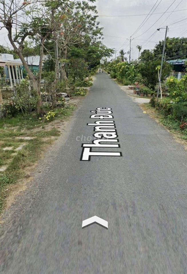 Đất nền 576m², 80m thổ cư, mặt tiền đường Thanh Đức, sau giáp sông 