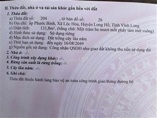 Bán đất gần cầu bô kê