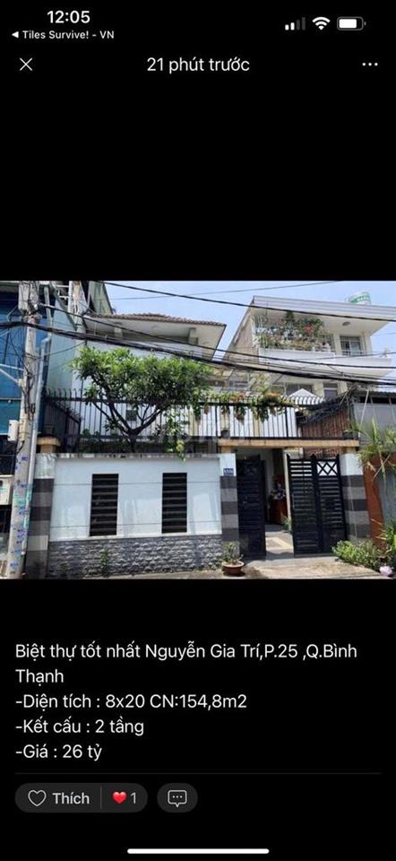 Cần bán đất Bình Thạnh