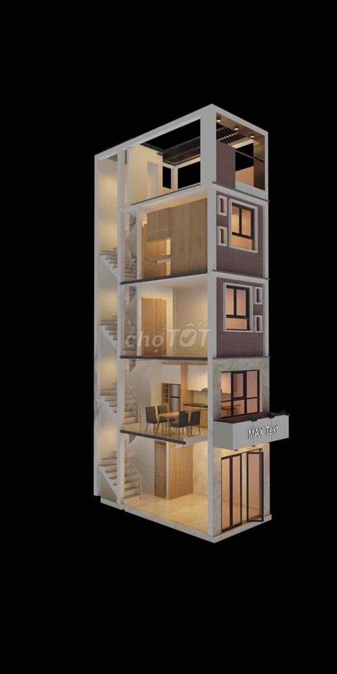 Chính chủ bán nhà đẹp 222/12 ĐVB Q4