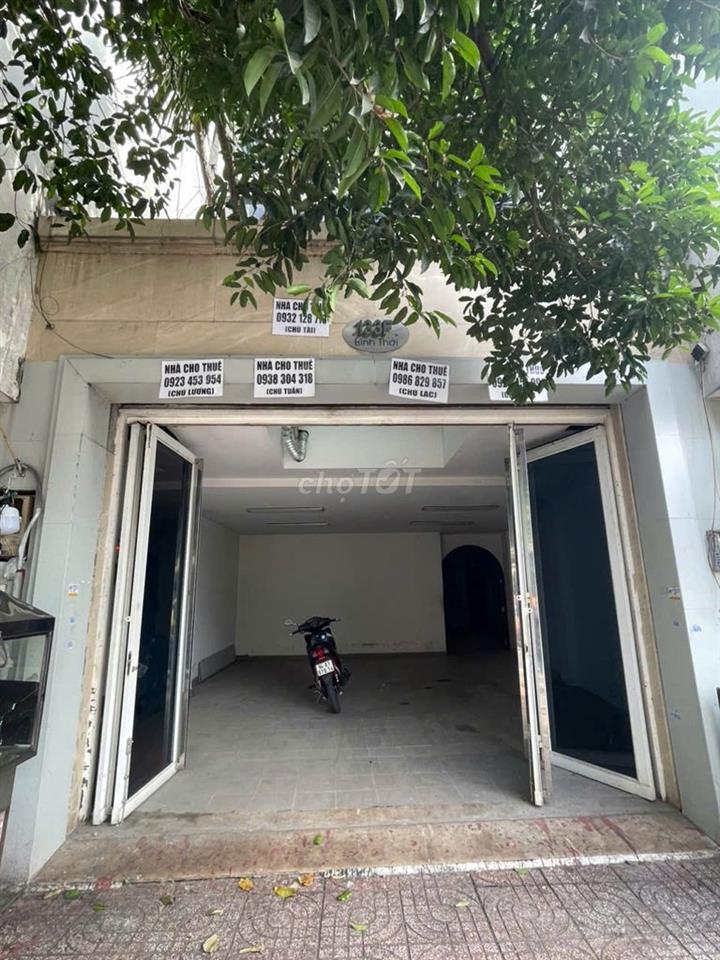 MẶT TIỀN BÌNH THỚI NỞ HẬU DIỆN TÍCH LỚN BÁN HOẶC CHO THUÊ