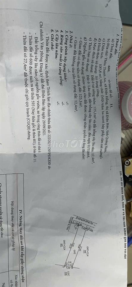 Đất xã Điện Bàn Tây( Điện Hồng cũ)
