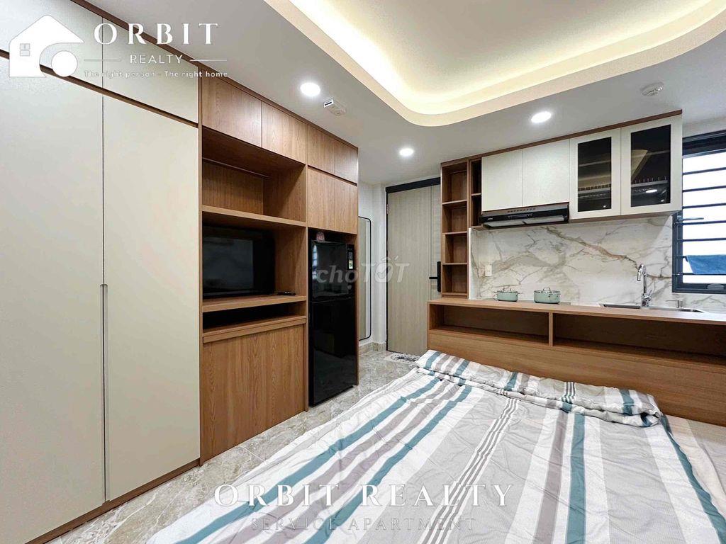 Studio 💯 mới nội thất cao cấp nhà thờ 3 chuông Lê Văn Sỹ trung tâm