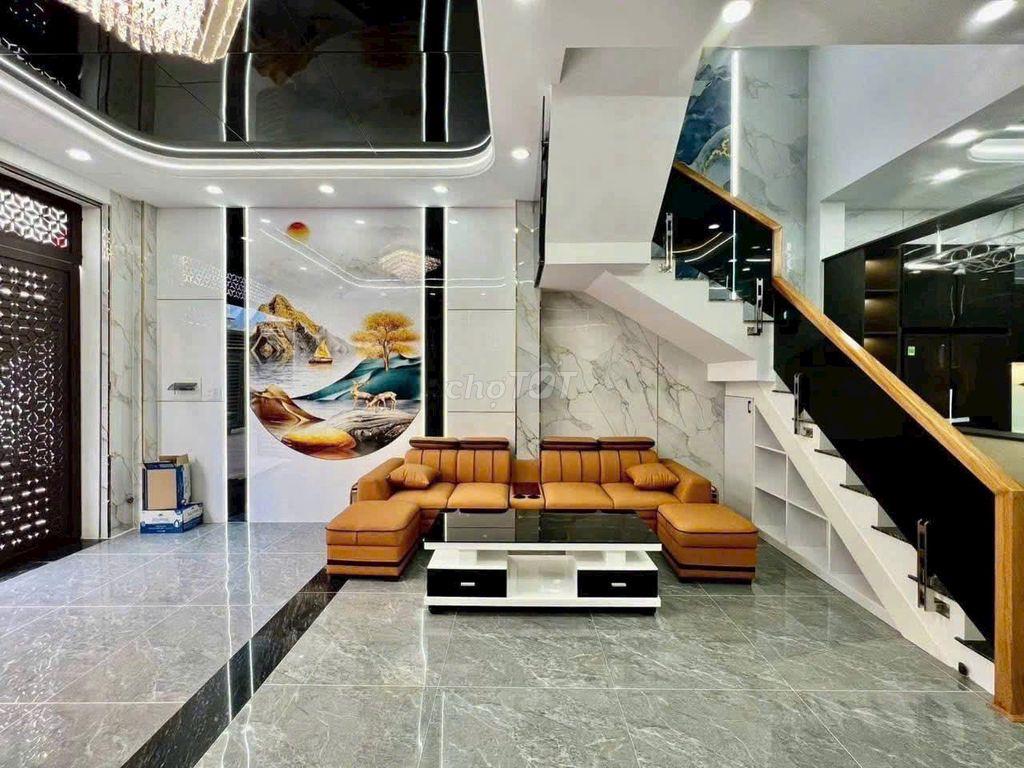 BÁN NHÀ DT 5x13M - 4 TẦNG - HẺM Ô TÔ NGUYỄN THỊ KIỂU Q12. GIÁ : 6,95