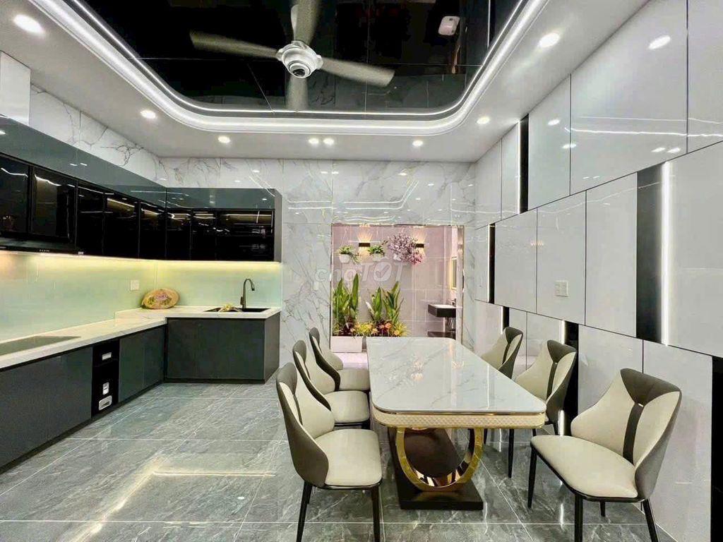 BÁN NHÀ DT 5x13M - 4 TẦNG - HẺM Ô TÔ NGUYỄN THỊ KIỂU Q12. GIÁ : 6,95