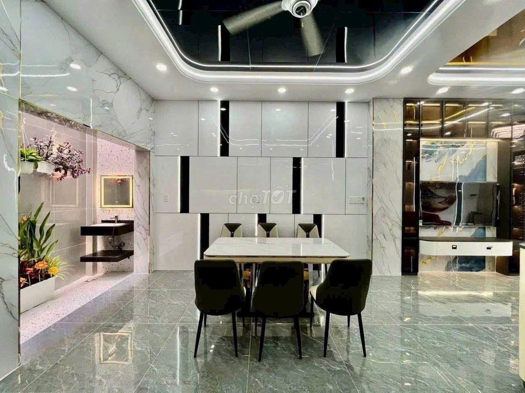 BÁN NHÀ DT 5x13M - 4 TẦNG - HẺM Ô TÔ NGUYỄN THỊ KIỂU Q12. GIÁ : 6,95