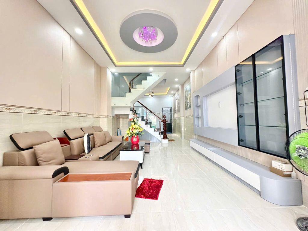 Bán nhà Quận 12 4x13m 1 trệt 2 lầu hẻm 7m Thạnh Xuân 22