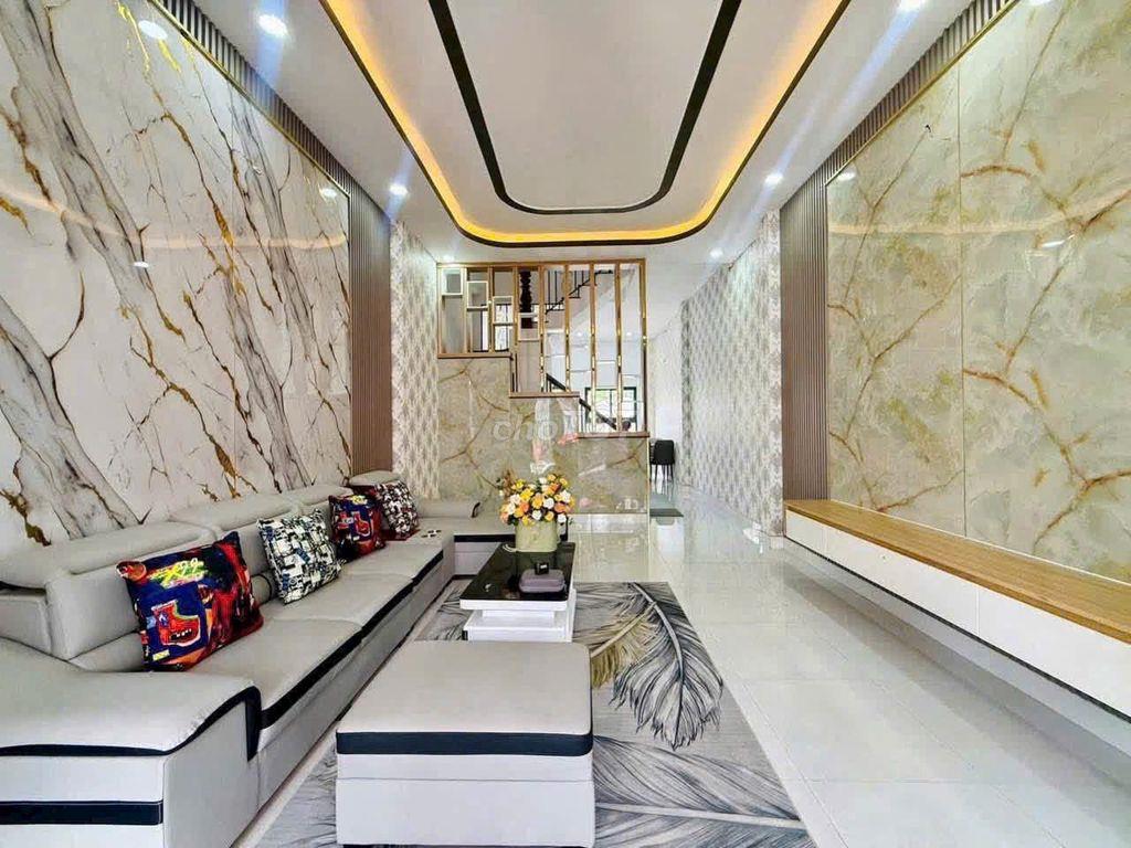 BÁN NHÀ 4 TẦNG  - HẺM Ô TÔ - THẠNH XUÂN 48,GIÁP Q12. GIÁ : 4,98 TỶ 