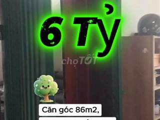 CHÍNH CHỦ BÁN CĂN GÓC 86,6M2 3PN 2WC, NHÀ CT1 THÀNH PHỐ GIAO LƯU