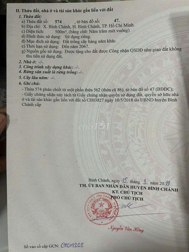 Đất Mặt tiền kênh