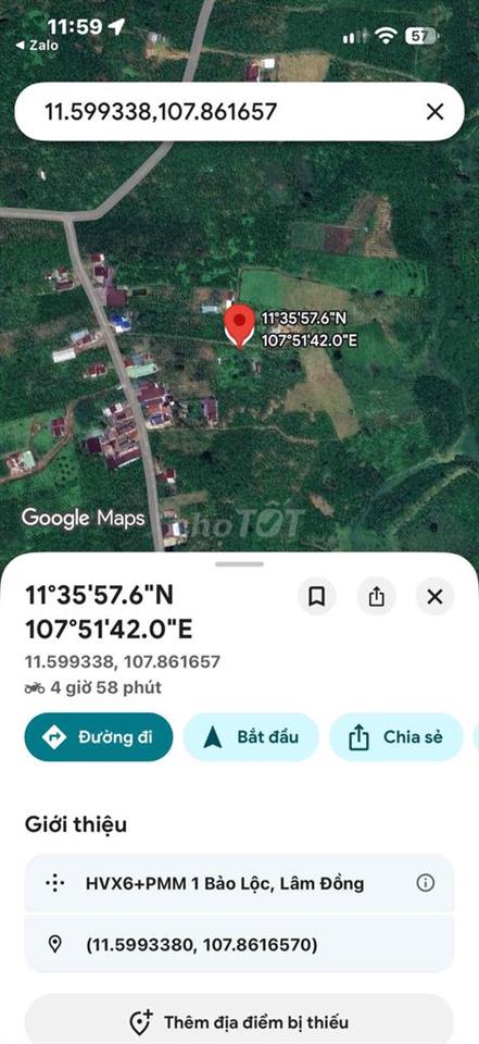 🔥 CHÍNH CHỦ BÁN LÔ ĐẤT ĐẸP – BẢO LỘC, LÂM ĐỒNG 🔥  📍 Vị trí: Phường 1,