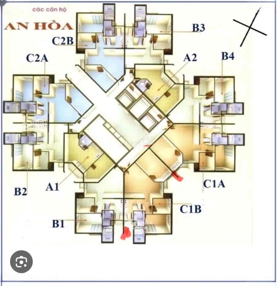 Bán nhanh căn hộ An Hoà, mặt tiền đường Trần Lựu, phường An Phú , Quận