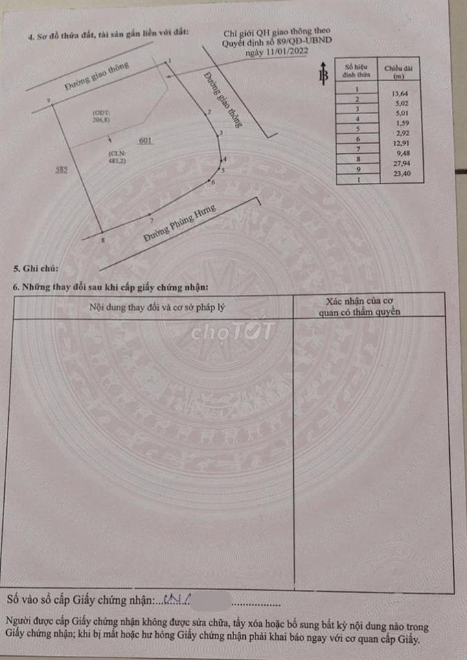 CHO THUÊ MẶT BẰNG 690M2 - MẶT TIỀN CHỢ AN BÌNH - VỊ TRÍ ĐẮC ĐỊA