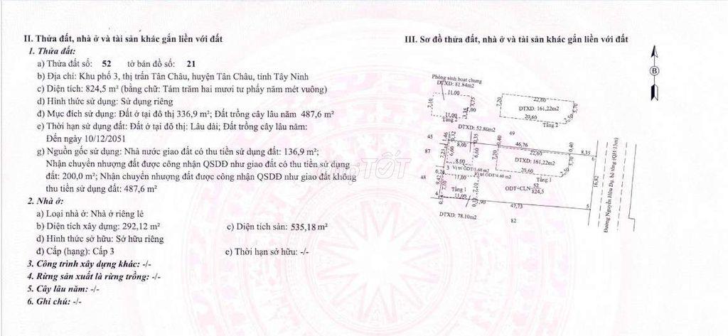 Nhà bán hoặc cho thuê ngay trung tâm