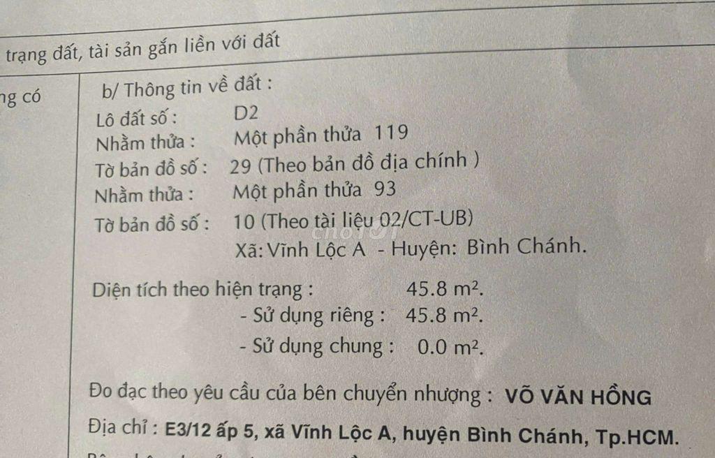 Bán đất đã đổ móng 1 trệt 1 lầu chắc. chắn