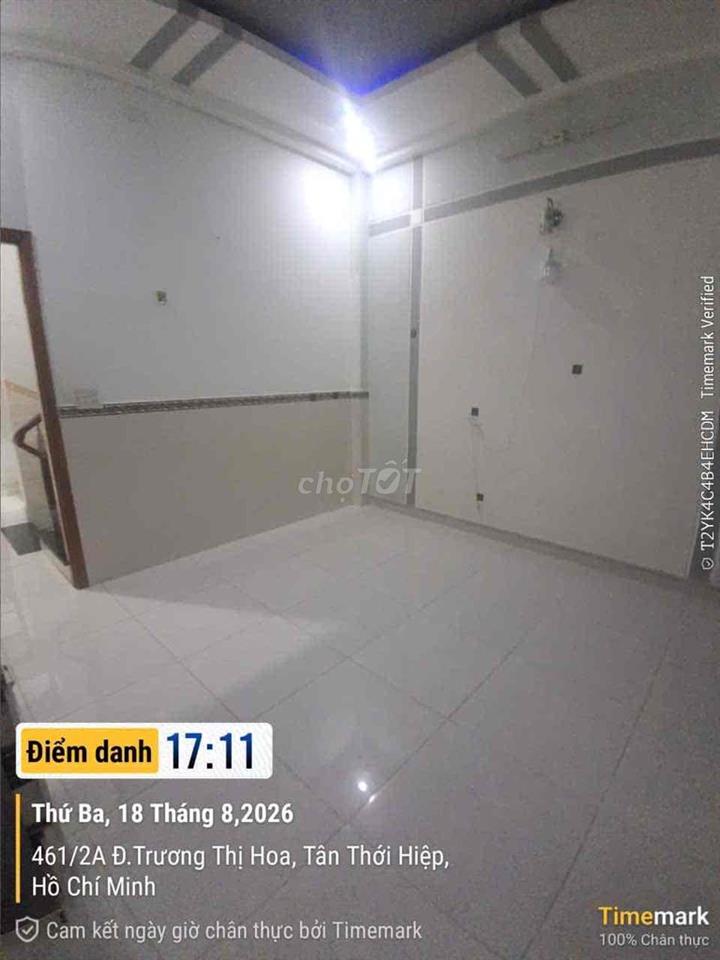 Cho thuê phòng trọ full nội thất, Trương Thị Hoa, gần bệnh viện Q12