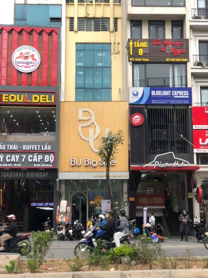 CHO THUÊ NHÀ MẶT PHỐ 165 XUÂN THỦY – CẦU GIẤY – VỊ TRÍ KINH DOANH ĐẸP