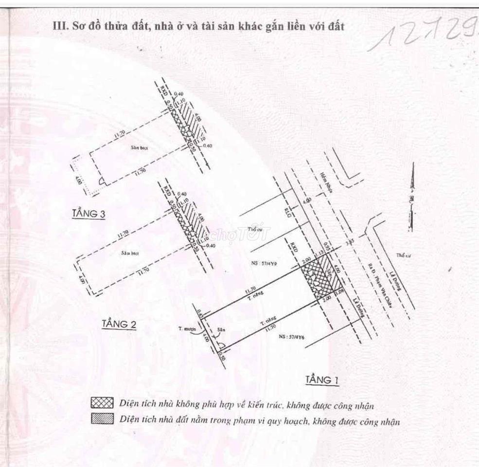 Bán nhà Phạm Văn Chiêu Gò Vấp, gần 60m2, hẻm ô tô 7m, 3 tầng