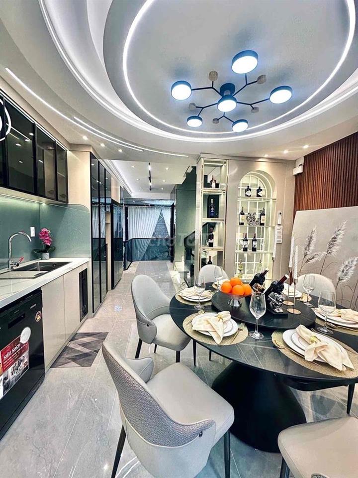 Bán nhà 6 tầng thang máy khu An Hội Tây Gò Vấp, 52m2, hẻm 6m vỉa hè