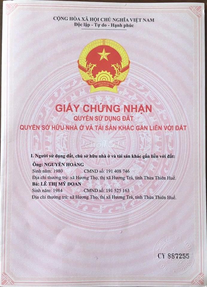 Cần tiền bán lố đất khu vực Cư Chánh 1 (Sau lưng chùa Đức Sơn)