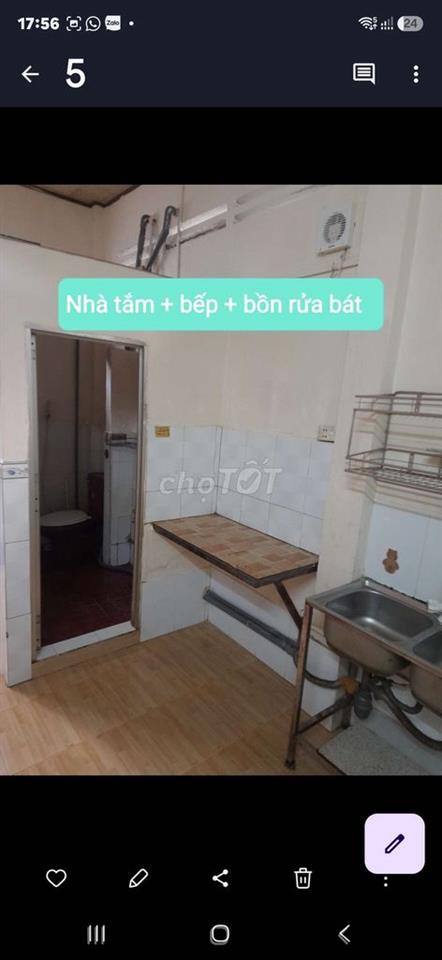 Cho thuê nhà nguyên căn 1 trệt, 1 lầu, 40m2.
2/15/30 Tăng Bạt Hổ, BT.