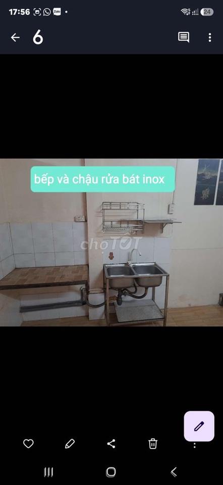 Cho thuê nhà nguyên căn 1 trệt, 1 lầu, 40m2.
2/15/30 Tăng Bạt Hổ, BT.