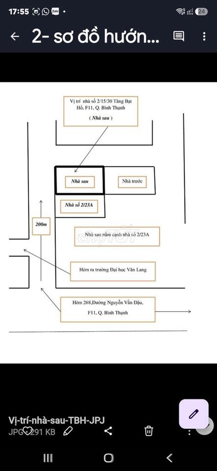 Cho thuê nhà nguyên căn 1 trệt, 1 lầu, 40m2.
2/15/30 Tăng Bạt Hổ, BT.
