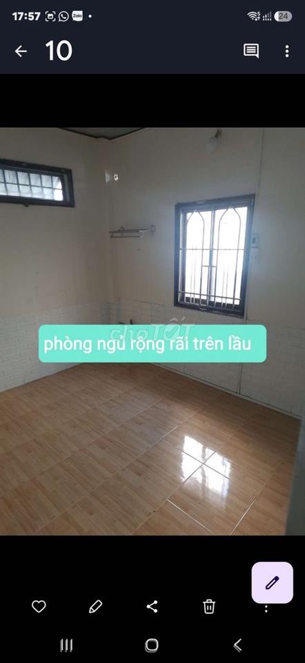 Cho thuê nhà nguyên căn 1 trệt, 1 lầu, 40m2.
2/15/30 Tăng Bạt Hổ, BT.