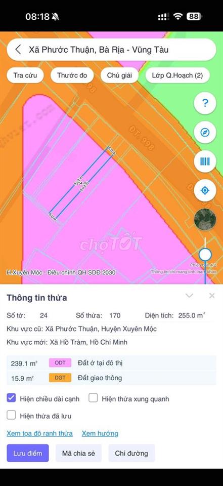 🔥 ĐẤT MẶT TIỀN ĐƯỜNG – PHƯỚC THUẬN, XUYÊN MỘC 🔥