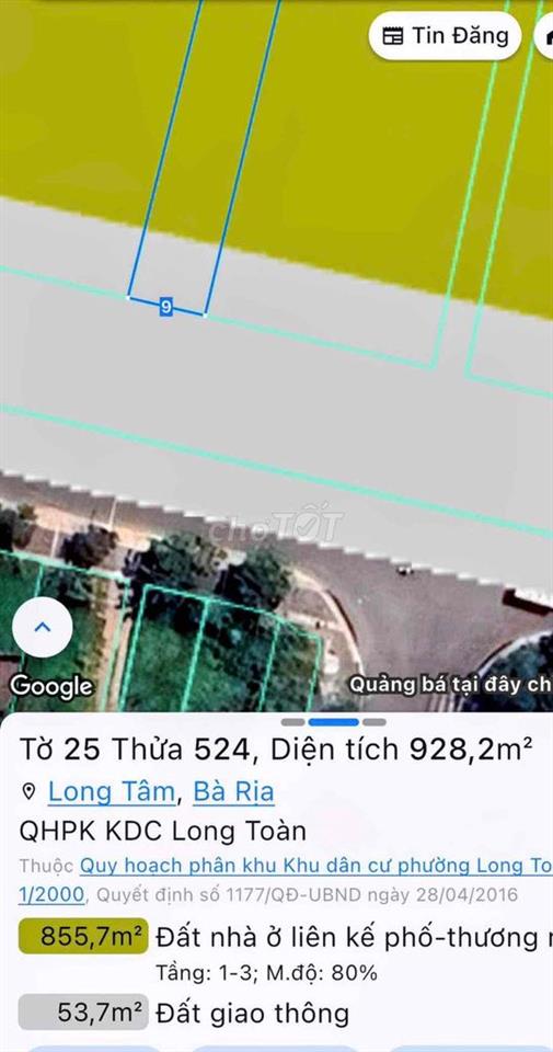 🔥 BÁN ĐẤT ĐẸP LONG TÂM – BÀ RỊA | MẶT TIỀN VÕ THỊ SÁU -ĐÓN ĐẦU HẠ TẦNG