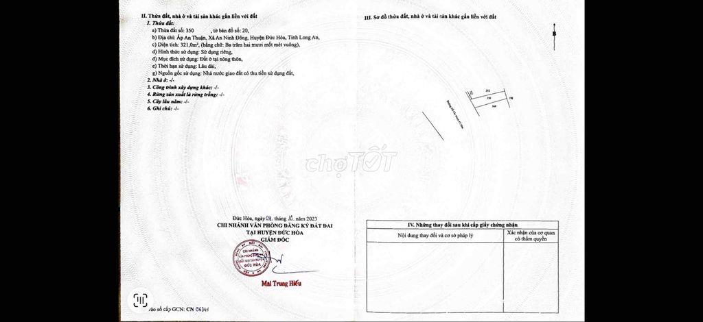 🏡 BÁN 2 LÔ ĐẤT – HUYỆN ĐỨC HÒA, LONG AN
