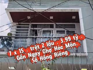 Nhà 3 Tầng - Ở Ngay - Còn Chính Chủ 7mx15m . Ngộp bán giá tốt