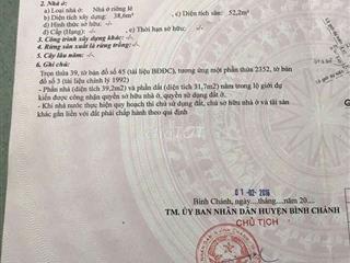 nhà 1 trệt 1 lầu SHR xã tân kiên(tân nhựt)