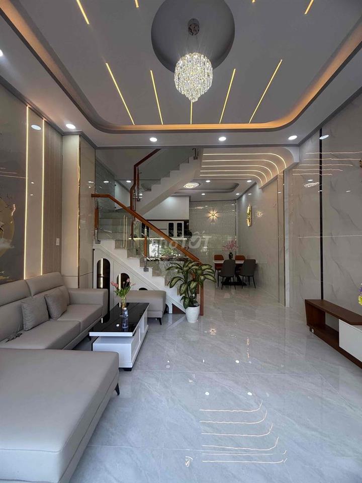 An Dương Vương nhà đẹp 3  tầng  hẻm 8m full nội thất