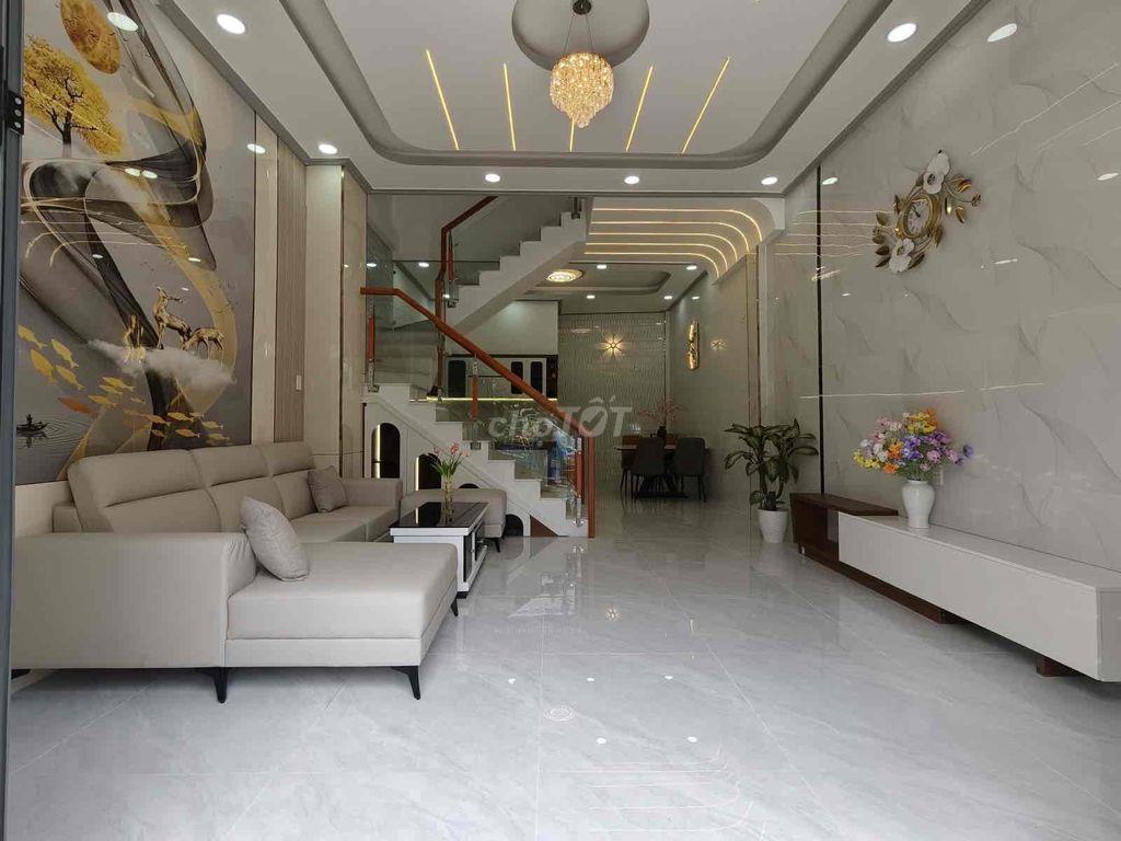 An Dương Vương nhà đẹp 3  tầng  hẻm 8m full nội thất
